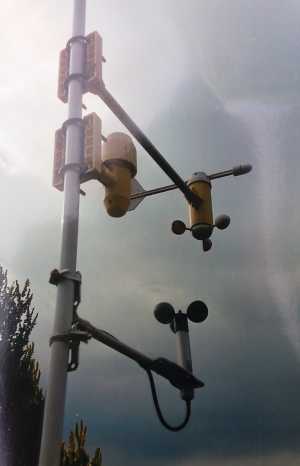Lambrechtsensor am Mast